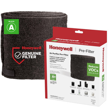 Honeywell Premium Odor-Reducing Air Purifier Replacement Pre-Filter Roll with Cutting Templates, Air Filter, HRF-APP1 (A+), Black