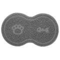 Pet Placemats for Food Water Cat Litter Mat Non Mat for Pets Grey Sturdy Easy to Maintain