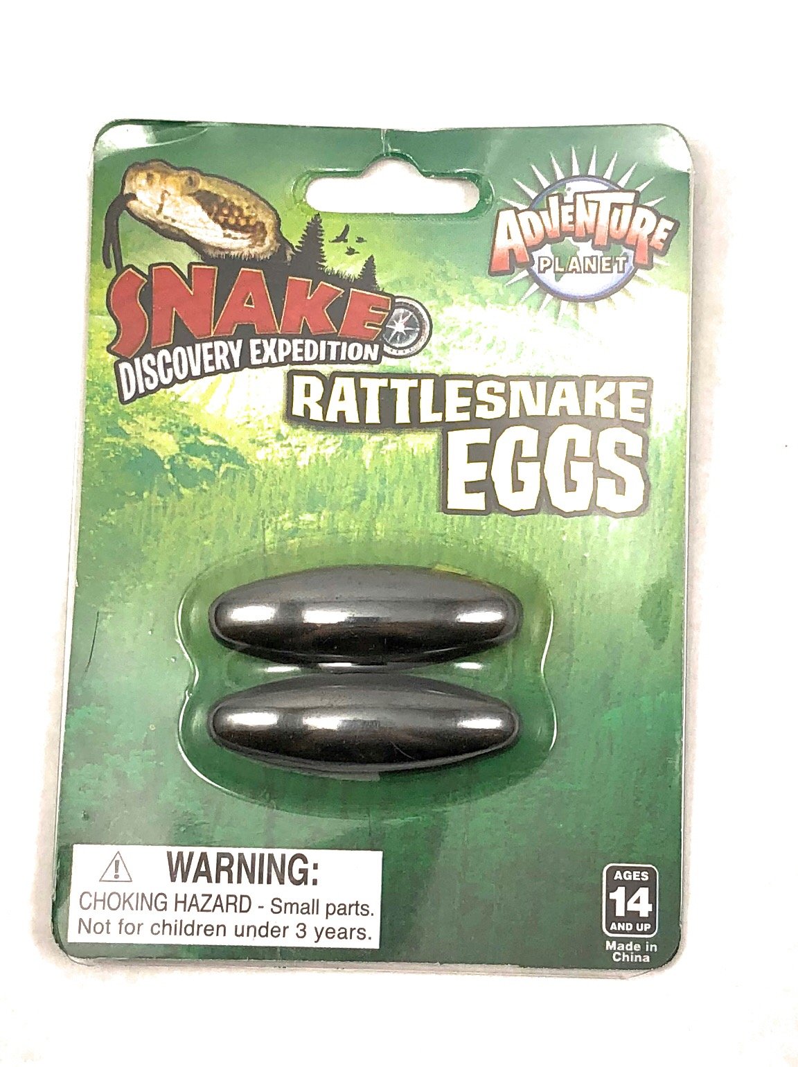 Adventure Planet Snake Discovery Edition Magnetic Rattlesnake Eggs 2 Pack