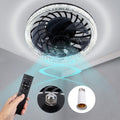 Socket Ceiling Fan Light,Bulb Socket Fan with Remote,Dimmable E26 Base Ceiling Fans with Lights for Bedroom,Screw in Fan and Light Combo,Mini Small Ceiling Fan with Light,Recessed Light Fan Lamp