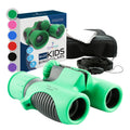 Think Peak Green Binoculars Science Toy for Kids Ages 3-12 Years - Real Compact Outdoor Adventure & STEM Educational Nature Hiking Explorer for Bird Watching, Camping Children’s Birthday Gift