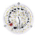 4“ 18W Color Changeable Ceiling Fan LED Light Replacement, 3000K/4000K/5000K Selectable Ceiling Fan LED Light Kit, Dimmable LED Retrofit Kit for Flush Mount Ceiling Lights