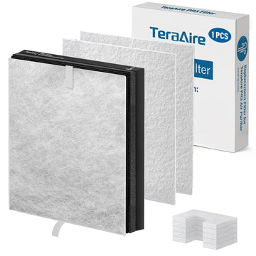 1 Pcs Replacement Filter for TeraAire Air Purifier, 4-in-1 Grade HEPA Filters Compatible with TeraAire Air Purifier PR3 (1 PACK)