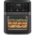 Chefman Air Fryer 6-in-1, XL 14-Quart Multifunctional Airfryer with Touchscreen Controls, Rotisserie, Food Dehydrator, Convection Oven, Bake, Broil, and Reheat Functions, Windowed Door – Black