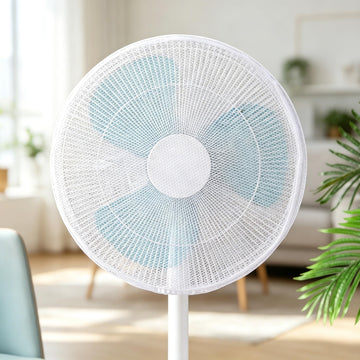 3pcs Dust Covers for Electric Fans – Durable Protective Fan Cover for All Seasons, Easy to Clean, Suitable for Home, Office, Hotel, Ruffled Edge, Minimalist Look, Sturdy Structure for Indoor Use