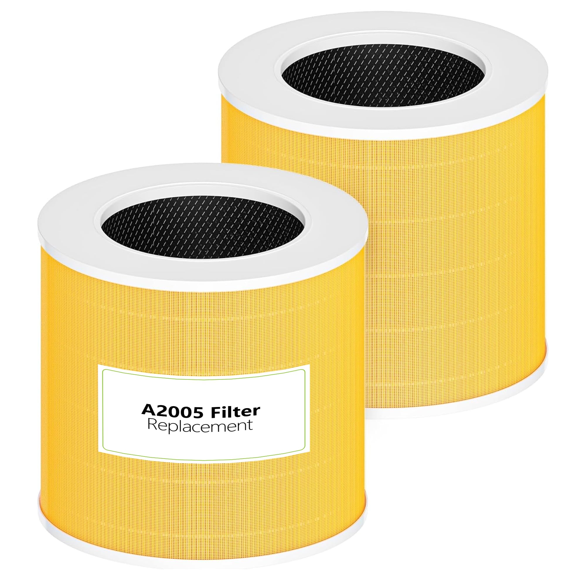 A2005 Pet Replacement Filters, 2-Pack 3-In-1 HEPA Activated Carbon Air Purifier Filters Compatible with A2005 Air Purifier
