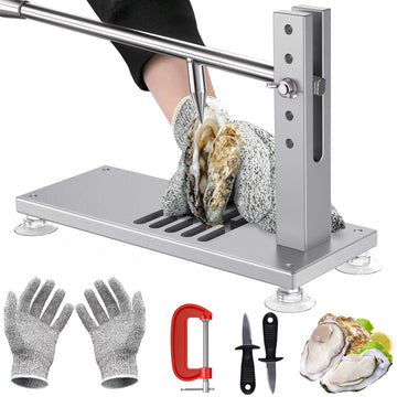 ZeroPone Oyster Clam Opener Machine Adjustable Oyster Shucker Tool Set