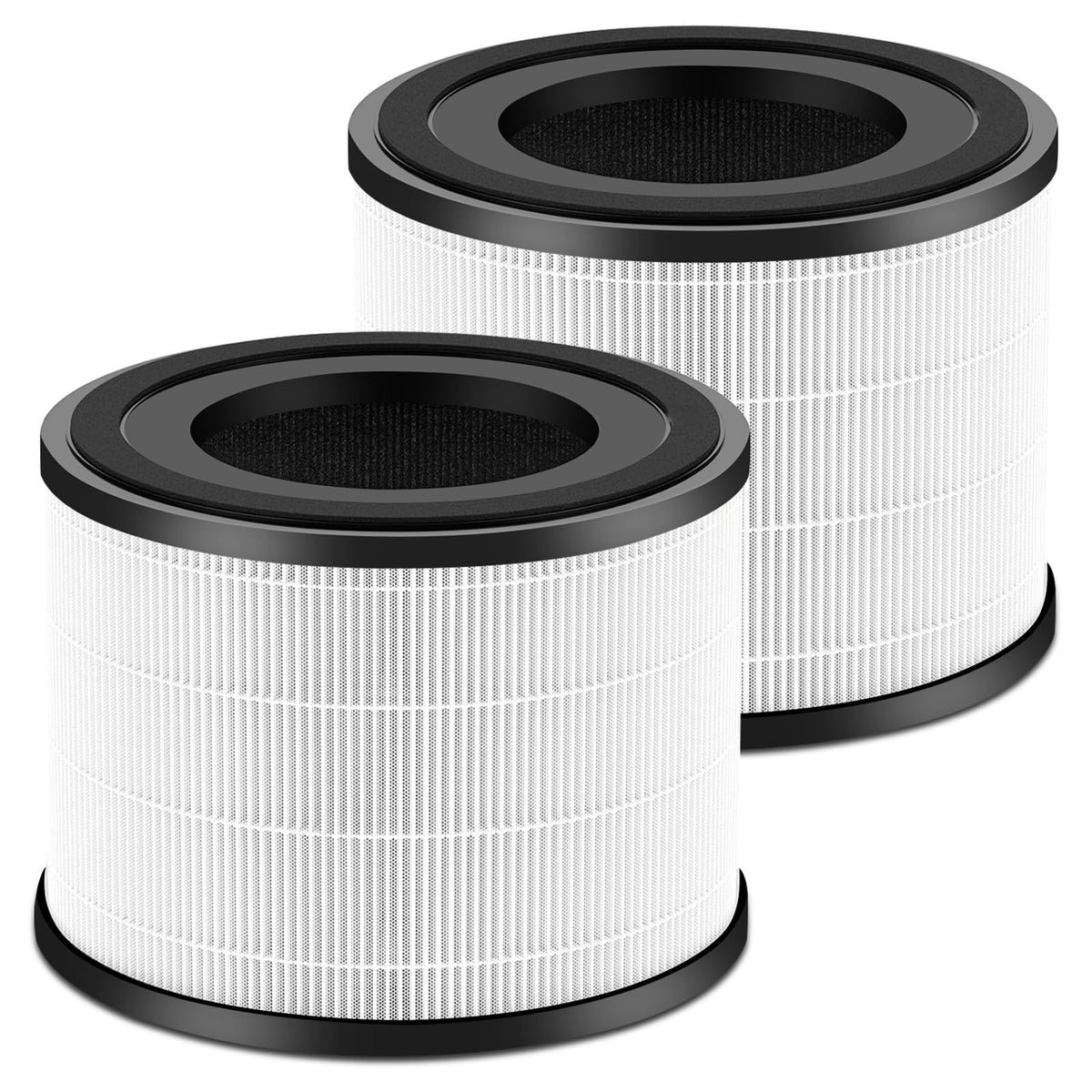 2 Pack AP-S0610L Replacement Filter for MOOKA AP-S0610L Air Purifier | 3-IN-1 Efficient Air Filter, Pre-filter & Activated Carbon filter for Pet Odors, Upgraded Pet Replacement filter