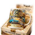 Vintage Route 66 Commemorative Mug | 1926-2026 100th Anniversary Coffee Cup | Collectible Mother Road Gift for Travelers, Friends & Family