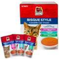 Country Kitchen, Bisque Style Lickable Cat Treats, 3 Flavor Variety Pack, Made with Real Tuna, Shrimp and Salmon, 5 oz. Tubes, 12 Count