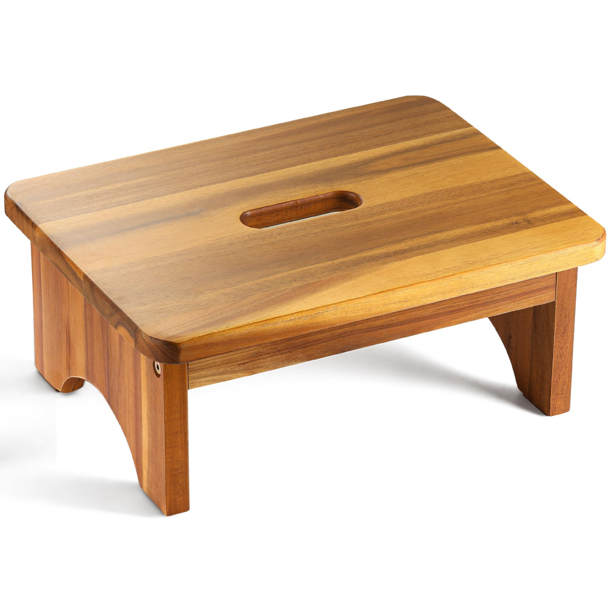Fanatu Wooden Step Stool, 6.5'' One Step Stool for Adults, Wooden Beside Step Support with 550 Lbs Load Capacity,heavy