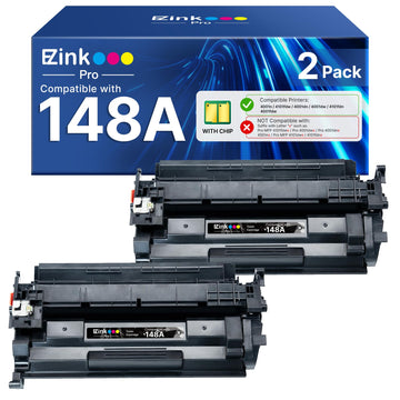 E-Z Ink Pro 148A Toner Cartridge 4001n 4101fdw Replacement for HP 148A Toner Cartridge W1480A 148X W1480X to Use with HP LaserJet Pro 4001n 4101fdw 4001dn 4001dw 4101fdn 4101dw Printer (2 Pack)