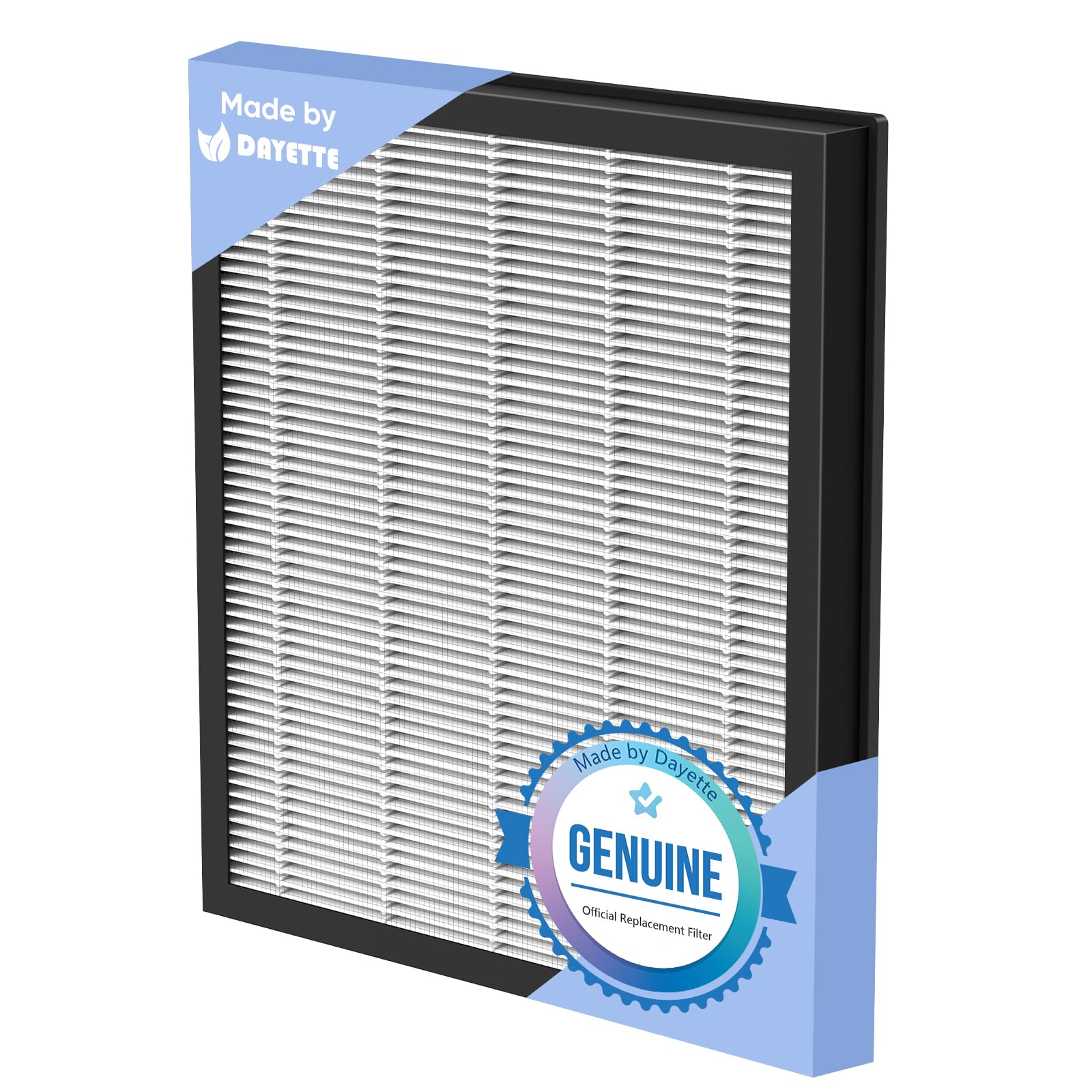 DAYETTE H14 Replacement Filter Compatible AP309/409 Air Purifiers, 4-in-1 H14 Grade True HEPA High-Efficiency Activated Carbon, Original Filter, 1 Pack