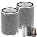 HP302 HP201 Replacement Filter Compatible with Shark Air Purifier MAX HP201 HP202 HP232 HP301 HP302 HC502, Part # HE2FKBAS, HE2FKBASMB, 2 Pack Replacement Filter Hepa for 99.97% particles & Dust