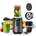 TECKNET 25000RPM Personal Blender, 1000W Smoothie Blender, Portable Small Blenders, Self-Clean Smoothie Maker, Mixer Grinder Combo - Protein Shakes, Puree & Coffee Grind, BPA-Free To-Go Cups 17oz&10oz