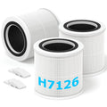 3 Pack H7126 Replacement Filter for GoveeLife H7126 Mini Air Purifier,3-in-1 H7126-RF H13 True HEPA Filter with Activated Carbon and 6 pcs Aroma Pads