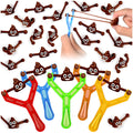 KXCOFTXI 60 Pcs Finger Slingshot Novelty Toys, Toy Poop for Halloween, Fake Poop for Novelty Toys and Amusements, Halloween Poop Rubber Spoof Toy for School Party, Friends Gathering