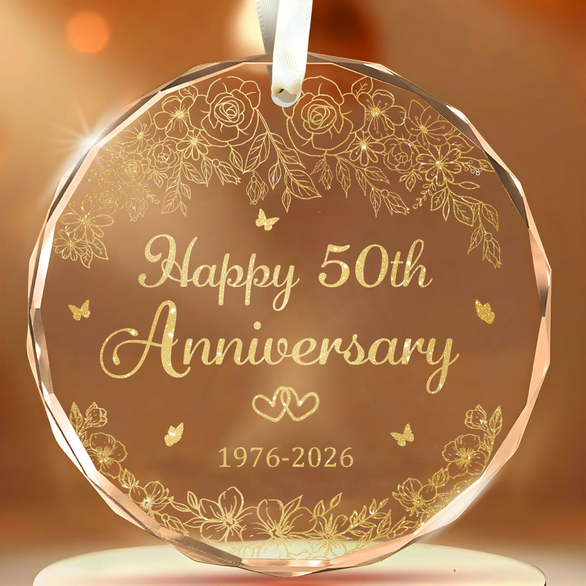 50th Anniversary for Couple - Gift for 50th Wedding Anniversary 2026 - Golden Anniversary - 50 Years As Mr Mrs - 50th Anniversary Wedding Gift for Wife, Husband - 50 Years of Marriage