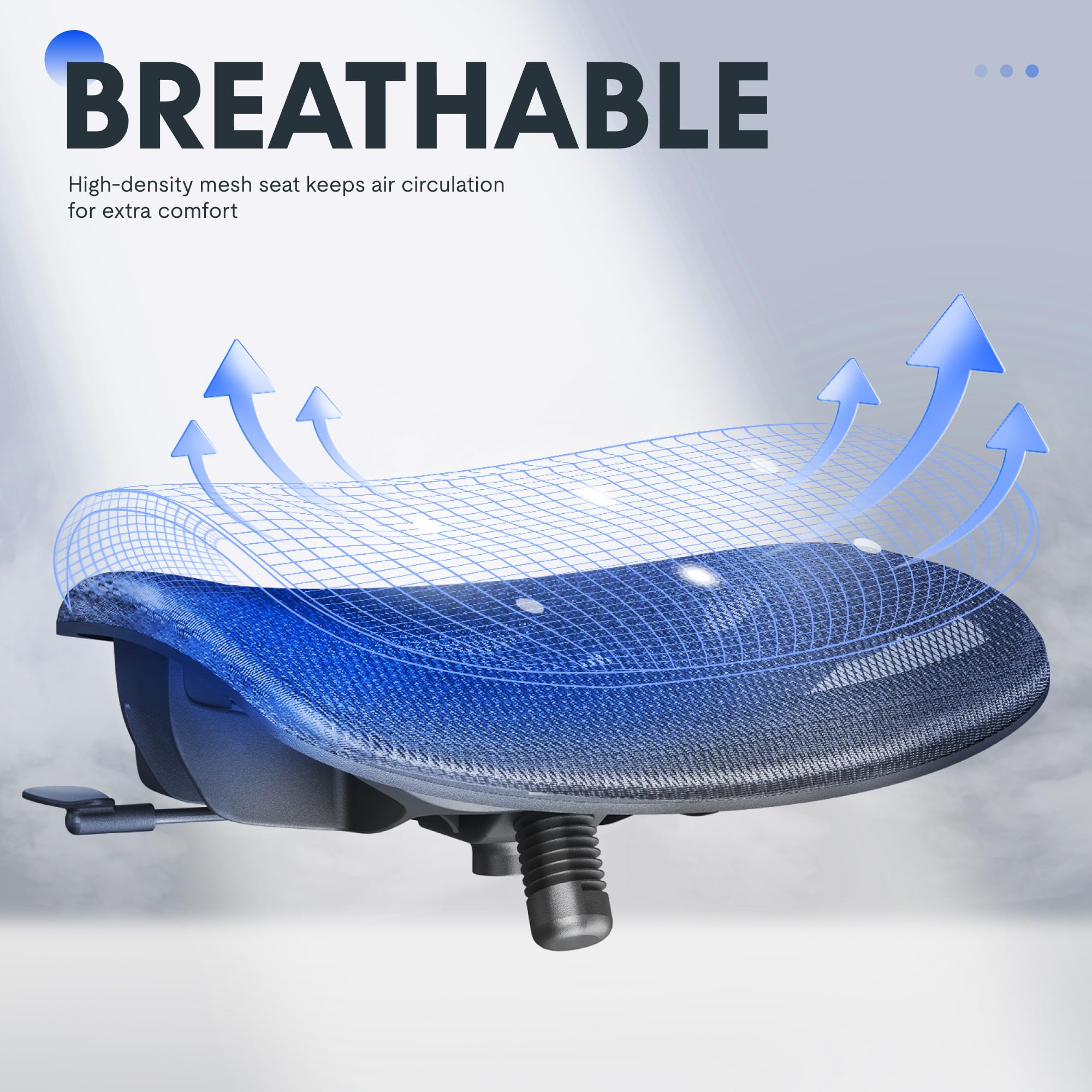 Flexispot Ergonomic Office Chair, High Back Mesh Swivel Computer Chair, Executive Office Desk Chairs, with Adjustable Lumbar Support/2d
