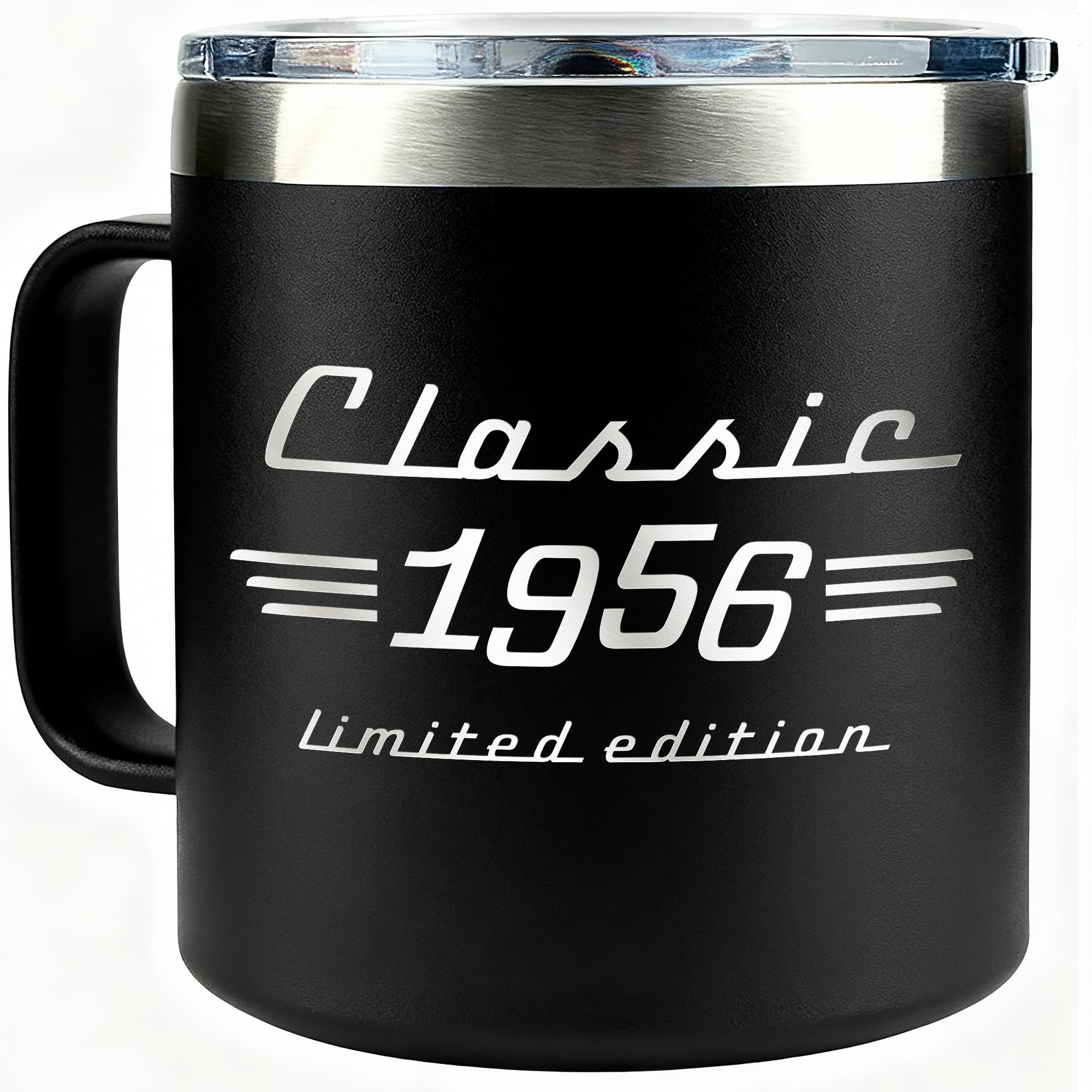 70th Birthday Gifts for Men, Dad - Mens Birthday Gift Ideas, Dad Birthday Gift, mens Gifts Ideas - Funny, Gag Gifts for Men - 1956 Birthday Gifts for Men Mug 14Oz Stainless Steel