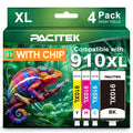 910XL Ink Cartridges Combo Pack Replacement for HP 910 XL 910XL to use with OfficeJet 8010 8015 8018 OfficeJet Pro 8020 8022 8025 8028 8035 Printers (Black, Cyan, Magenta, Yellow, 4-Pack)