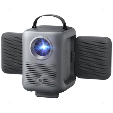 soundcore Nebula P1i Portable Projector with Flippable Speaker | Google TV, Wi-Fi, Bluetooth, Autofocus and Auto Keystone, All-Glass Lens, 4K Support, 380 ANSI Lumens, 20W Dolby Audio, 1080p