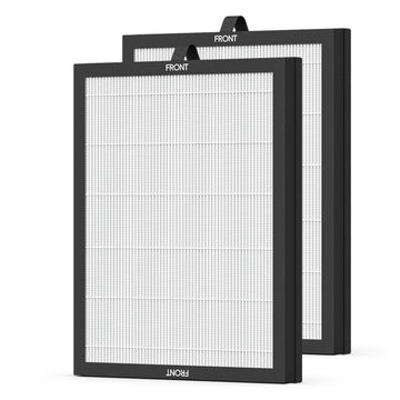 2-pack M200L Filter Replacement, Compatible with MOOKA M200L Air Purifier, 3-in-1 Filtration System, Pre filter+HEPA H13 Filter+Activated Carbon Filter