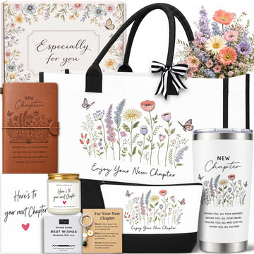 New Beginnings Gifts for Women, New-Chapter Gift for Woman New Job Gifts for Women Going Away Gift for Coworkers Farewell Present Congratulations Graduation Present for Her Fresh Start for Coworkers