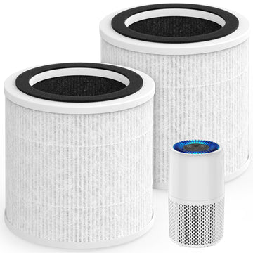 2 Packs AP103-A Replacement Filter Compatible with AromaRoom AP103-A, AP103 Air Cleaner Purifier, 3-in-1 filter of H13 True HEPA, Activated Carbon Filter and Fine Mesh Nylon Pre-filter