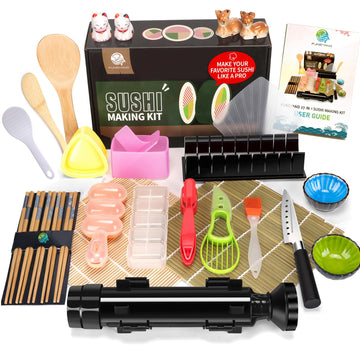 FUNGYAND Sushi Making Kit, 27-in-1 Complete Sushi Set