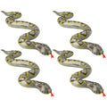 Inflatable Snakes for Pool, 4 Pcs Blow Up Fake Snakes Animals Pool Floats, Large Inflatable Fake Snake for Garden Pools Lawn Plants Party Favors Halloween Decoration, Prank Keep Ducks Out