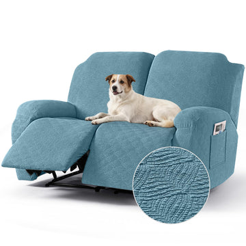 Timeles Loveseat Covers Washable, Stretch Couch Slipcovers, Teal