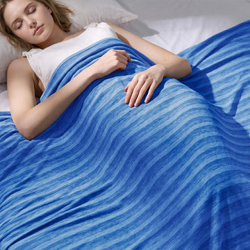 GOHERO Cooling Blanket for Hot Sleepers Cold Summer Blanket Throw 100"x90"