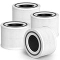 240 Replacement Filter Compatible With PURO 240 Air Purifier, 3-in-1 Great High-Efficiency Materials With Activated Carbon, 4 Pack, By Improvedhand
