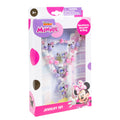 LUV HER Disney Minnie Girls Jewelry Set - Dress up Toy Jewelry Box Sets with Bead Necklace, Bead Bracelet and Ring - Play Accessories - Ages 3+