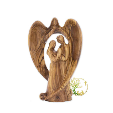 Wedding Gift for the Couple | Wedding Couple Statue | Wedding & Engagement Wooden Figurine |Romantic Statue Religious Gift