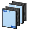 HSP001 Replacement Filter Compatible with Hathaspace Air Purifier, 4-in-2 Filtration with H13 True HEPA Filter, Activated Carbon and Pre-Filter (2 Pack)
