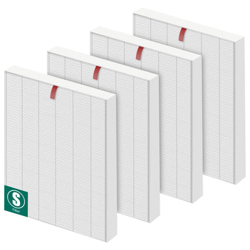 C545 Replacement Filter S for Winix C545 Air Purifier, Replace for Winix Filter S 1712-0096-00 and 2522-0058-00, 4-Pack Filters by APPLIANCEMATES