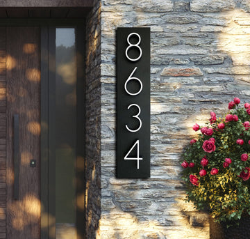 House Numbers | Address number in Vertical and Horizontal mode | Address plaques for outside | Personalized gift | Housewarming gift idea | Address signs | Modern house numbers