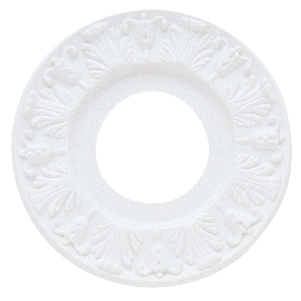 Westinghouse 7702700 Victorian Ceiling Medallion 10-Inch Dia, White Finish, 1-Pack