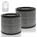 2 Pack AC2224A Replacement Filter Compatible with Amazon Basics AC2224A Air Purifier, 3-in-1 H13 True HEPA Filter Replacement with Activated Carbon, Part #2224RF