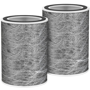 HP202 Replacement Filter Compatible with HP201, UA205, AP1000 HP200 For Shark HC501, HC502 Air Purifier MAX Replacement Filter HEPA, Part # HE2FKBASMB, HE2FKBAS, HE2FKPET, HE2FKPRO (2 Pack)