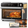Typhur Sync Oven with Smart Wireless Meat Thermometer Probe, 12?in?1 Countertop Airfryer Toaster Oven Combo, 360° Turbo Convection, Dehydrator, Recipes & 5 Accessories, Large 27QT with Extra Wire Rack