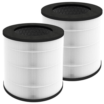 2 Pack 14 Replacement Filter Compatible with MA Series 14/14B/14W Air PuriFier, 3-in-1 Filtration Contains Pre-Filter, True H13 HEPA and Activated Carbon (2 Pack)