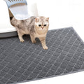 Cat Litter Mat Litter Box Mat?Litter Trapping Mat Premium Durable PVC Pad, 24 x 35 Inches Kitty Litter Box, Easy to Clean?Non-Slip?Urine Waterproof