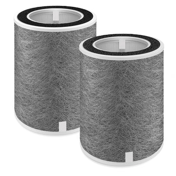2-Pack HP201 Replacement Filter for Shark Air Purifier MAX HP202, HP232, UA205/ AP1000/ HC500/ 501 Series, HP302/ HP301/ HP300 Series Part# HE2FKPRO, HE2FKBASMB, HE2FKBAS, HE2FKPET, HE3FKPET