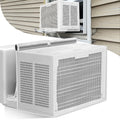 AC Covers Window Units: Window AC Covers for Outside, U-shaped Air Conditioner, Waterproof For Outdoor, Debris Leaf Guard Mesh Cover for Summer 8000BTU-12000BTU, White