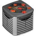 Kylinlucky Mesh Air Conditioner Cover for Outside Units, Curved Fit AC Top Cover with Breathable Mesh, 4 Elastic Hooks, Storage Bag Black - 32 x 32 Inch