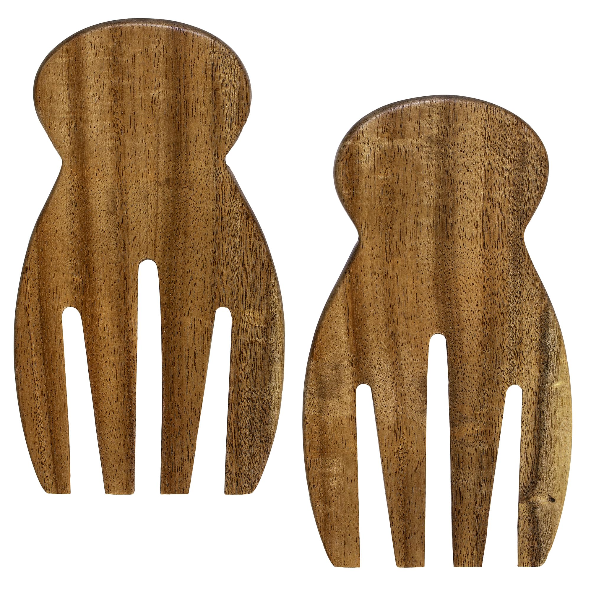 TB Home Salad Hands – Acacia Wood Salad Serving Utensils for Tossing & Serving