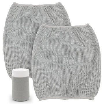 2-Pack Replacement Pre-Filter Cover for Blueair Blue Pure Mini Max Air Purifi-er, Gray Washable Fabric Filter, Traps Pet Dander, Pollen & Dust, Easy to Clean